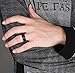8MM Black High Polish/Matte Finish Men's Tungsten Ring Wedding Band 7-12 (11)