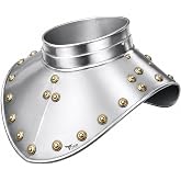 THOR INSTRUMENTS Steel Gorget - Neck Armor - Wearable Costume Armor Rusticfor LARP, Cosplay, Renaissance Fairs, Halloween, historical reenactment