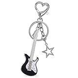 FdcLixuvol Music Guitar Keychain, Punk Aesthetic
