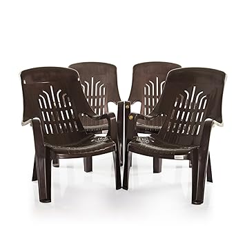 Varmora Premium Chair Set of 4 (Verti Leisure - Brown)
