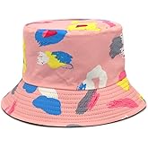 Bucket Hat for Women Men Beach Sun Hat Fishing Hat Double Side Wear Reversible Fisherman Hat