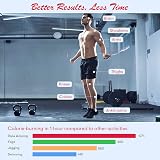Te-Rich Skipping Rope with Counter Adjustable Ropeless Indoor Gym Cable Handles view 2