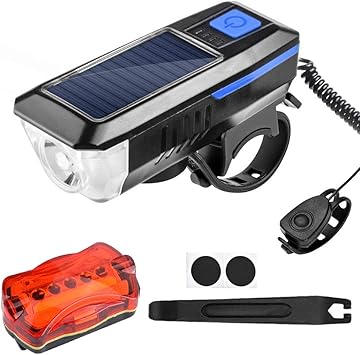 Amazon 自転車ライト 自転車ヘッドライト 自転車用ヘッ 高輝度 ソーラー充電 Usb充電 自転車ヘッドライト 防水 ロードバイク ライト クロスバイク ライト 夜間走行ライト 取付簡単 盗難防止 軽量 防振 大容量電池 照射範囲は最大で0mまで 懐中led電灯 夜釣り 登山