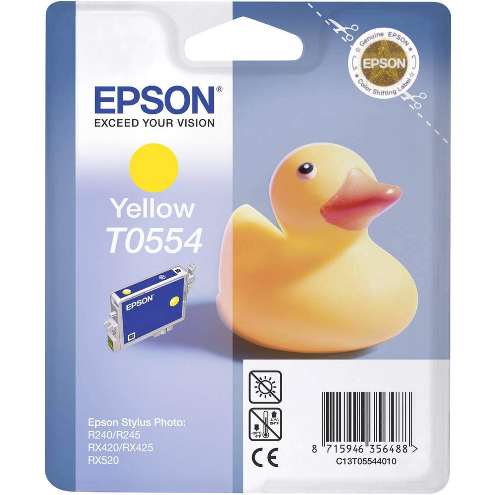 Epson Original Ink Cartridge T0554 Yellow