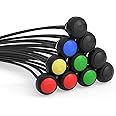 Joinfworld 10Pcs 12V Momentary Push Button Switch 12MM 1/2" Mounting Hole Waterproof On Off Mini Round Switch SPST 3A 125V AC
