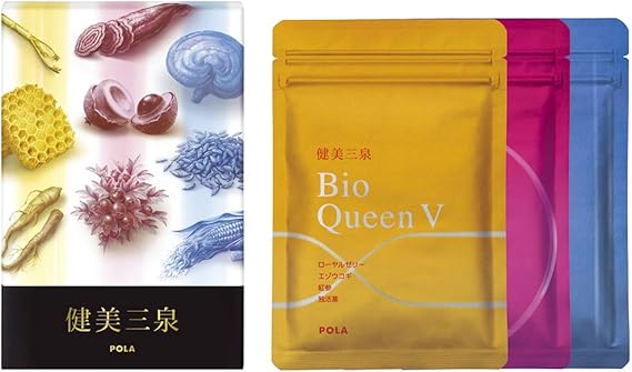 Amazon ポーラ Pola 健美三泉 スペシャルセット V 180粒 3袋入 健美三泉 トートバッグ