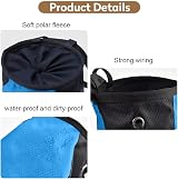 FUZVOL Climbing Chalk Bag Blue Bucket With Belt Adjustable Pocket Drawstring view 4