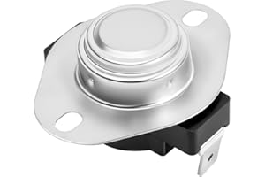 Barbqtime 80381 Low Limit Thermodisc Switch for US Stove American Harvest 6037 6039 6041 6041I, Breckwell SP6000 and Ashley APC1406 Pellet Stoves, F110-20F Low Temp Safety Snap Switch Assembly