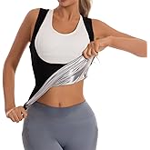 Dokelovy Sauna Suit Vest for Women,Premium Sweatsuit Vest Waist Trainer Shaperwear,Weight Loss for Belly Fat Workout Gym