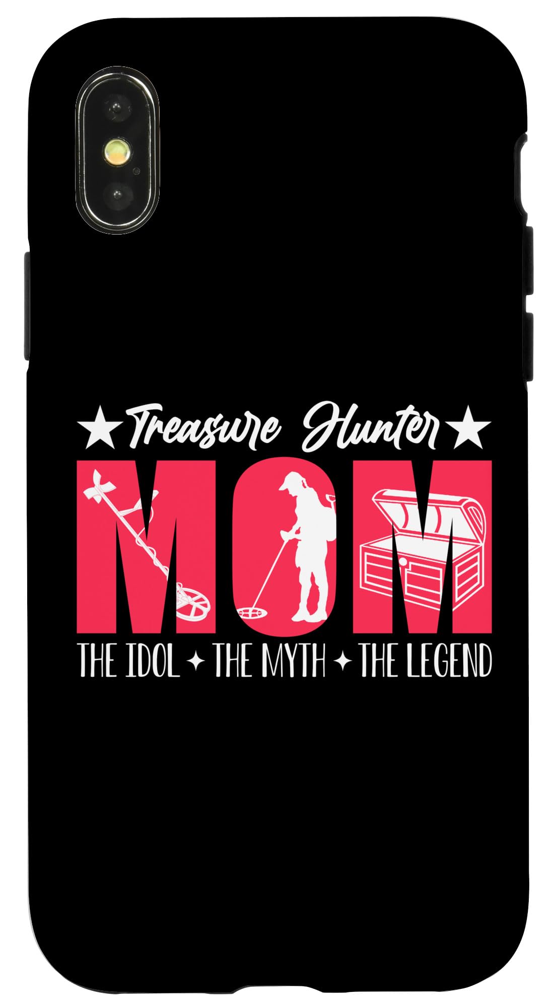 iPhone X/XS Treasure Hunter Mom The Idol Metal Detecting Treasure Hunter Case