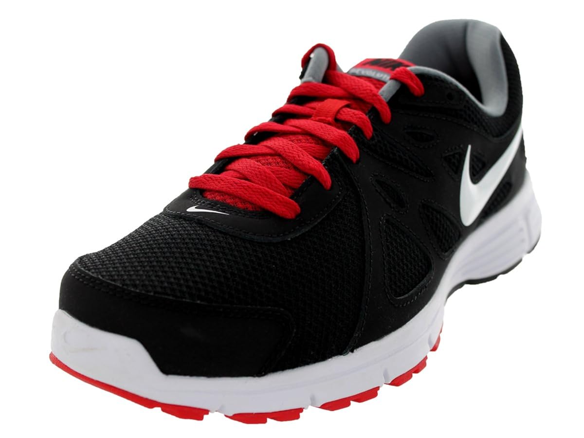 Buy Nike Revolution 2 Mens Running Shoe 11 4e Us Black White Varsity Red Cool Grey At Amazon In