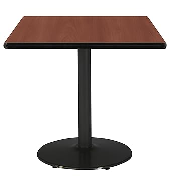 Amazon Com 30 Square Pedestal Table With Mahogany Top Round