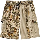 Legendary Whitetails Men's Whitewater Two-Tone Legends Camo Swim Trunks