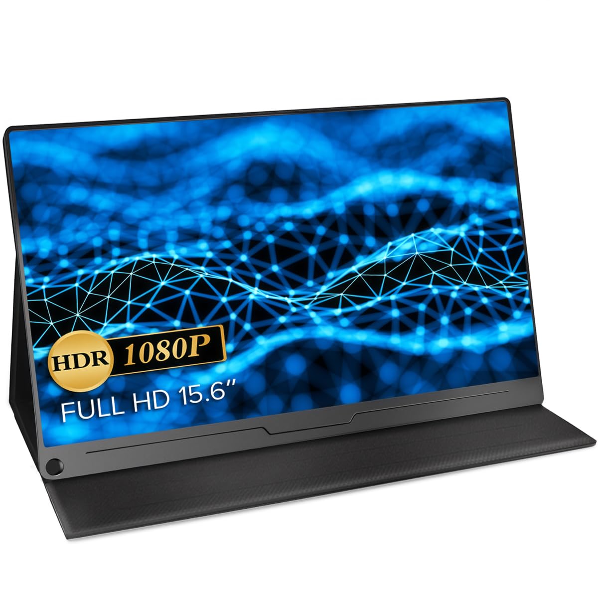 EVICIV モバイルモニター 15.6インチ 1920*1080 ゲーミング用 ポータブルディスプレイ IPS液晶パネル 薄型 軽量 ペンホールスタンド VESA 保護カバー USB Type-C 標準HDMI PS4/XBOX/Switch/PC/Macなど対応 在宅勤務 リモートワーク EVC-1506商品画像