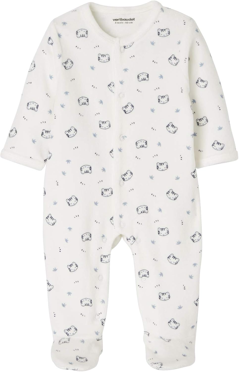 Vertbaudet Lot De 2 Pyjamas Bebe En Velours Lot Encre 1m 54cm Vetements De Nuit Et Peignoirs Dors Bien Simoncustoms Com