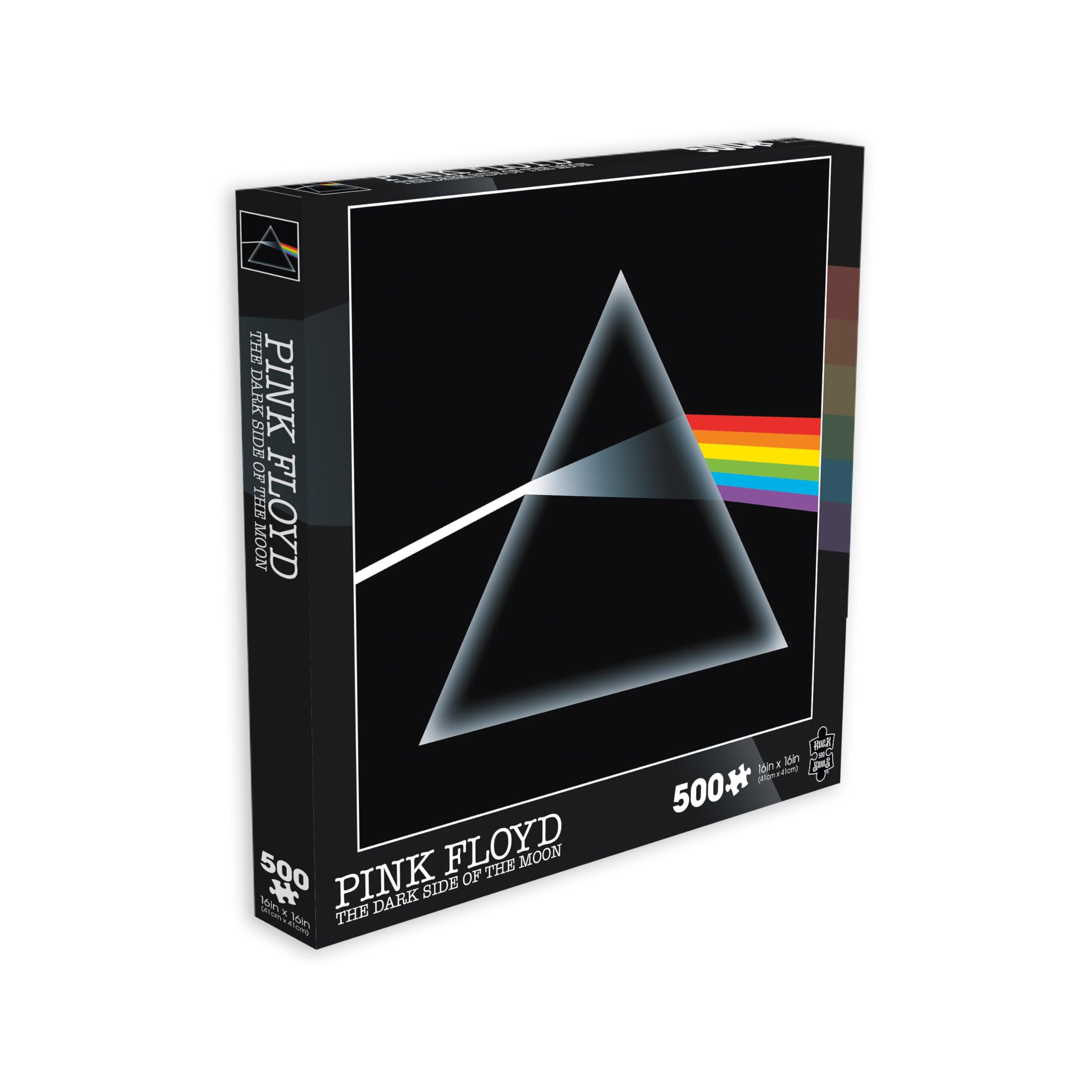 Photo 1 of Pink Floyd Rock Saws Dark Side of The Moon 500pc Puzzle (500 Piece Jigsaw Puzzle) - Glare Free - Precision Fit - Officially Licensed Pink Floyd Merchandise & Collectibles - 12x12 Inches