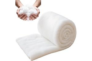 Upholstery Batting, Dacron Polyester Cushion Wrap for Foam Padding, Cushions & DIY Upholstery Projects (36" Wide × 5 Yards)