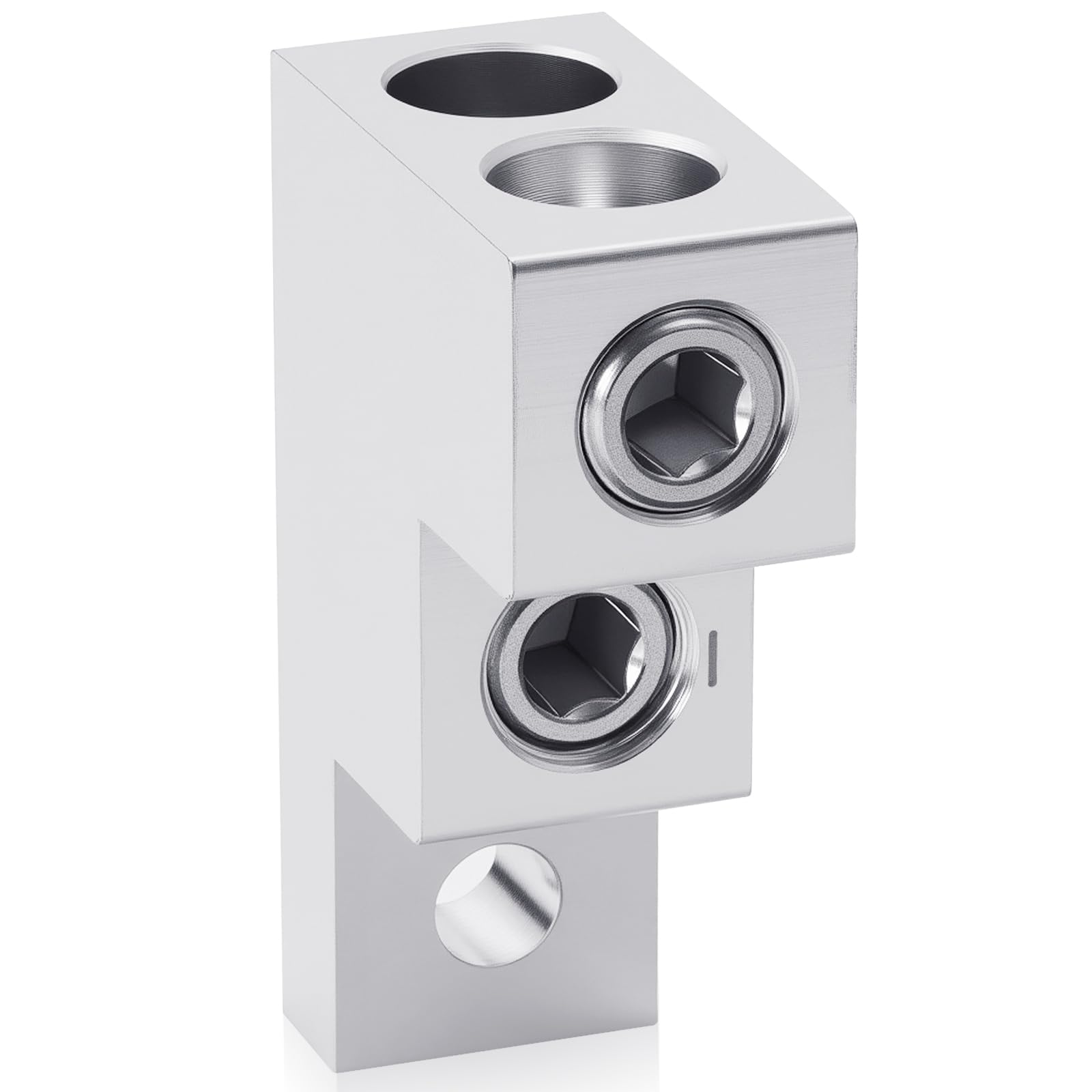 Photo 1 of Relaxweex 1 Pack Mechanical Panelboard Lug Grounding Mechanical Lug Two Conductors, 300 Awg, 300mcm - 6SOL Wire Range