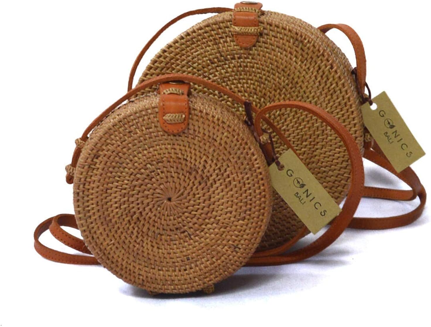 handwoven rattan bag