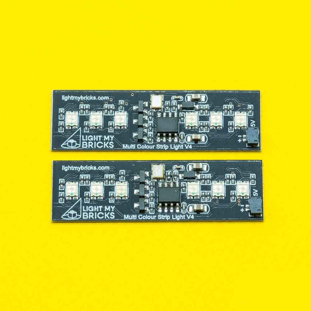 Light My Bricks 0793591189222 Multi Colour Strip Light (2pk), White