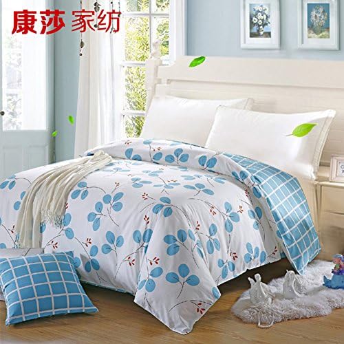 Modern Minimalist style flowers/Floral Striped 100% Cotton Quilt Cover-V 150x190cm(59x75inch)
