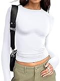Trendy Queen Womens Long Sleeve T Shirts Fall