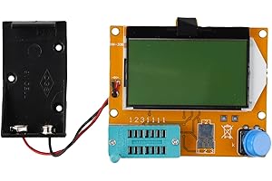 LCR T4 Digital Transistor Tester with Auto Detection for NPN PNP MOSFET Diode Thyristor Resistor Capacitor Backlight LCD Disp