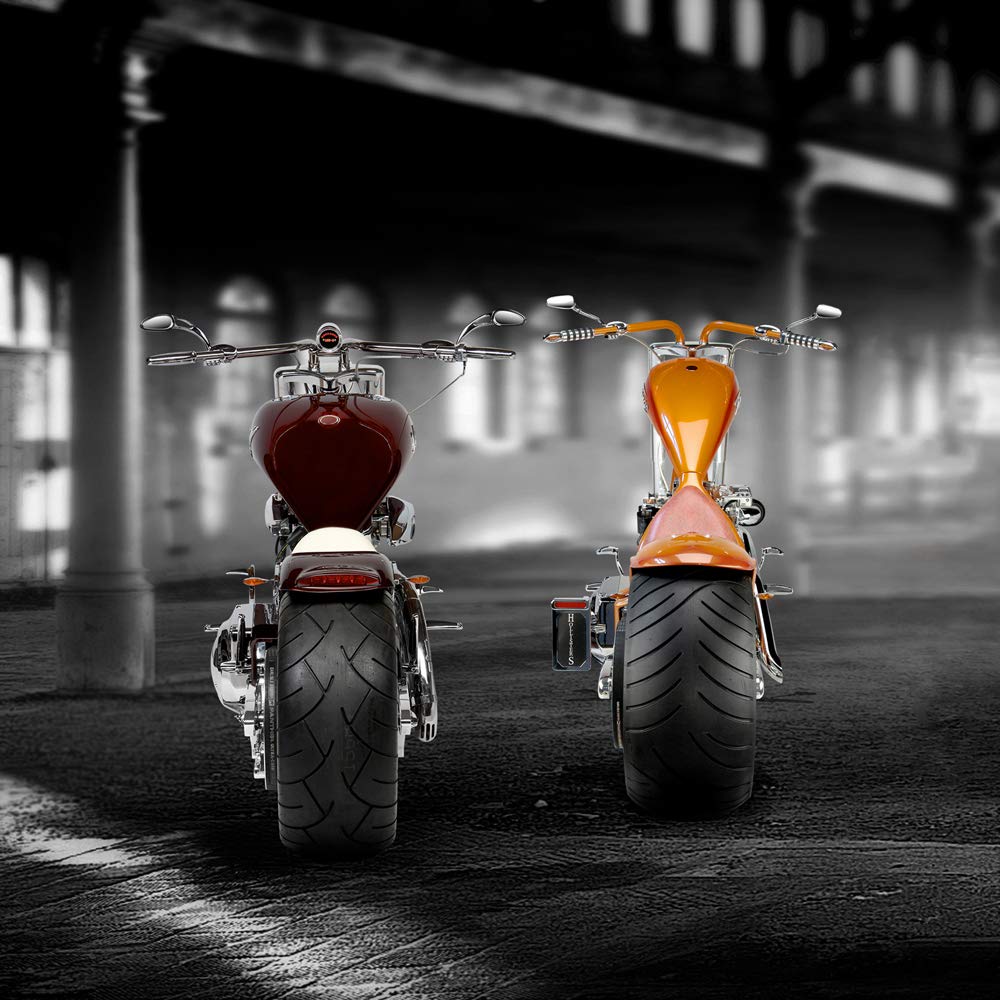 International Graphics - Finished Picture - Peter, Hillert - ''Bike Parade''- 30 x 30 cm - Direct printing on acrylic glass