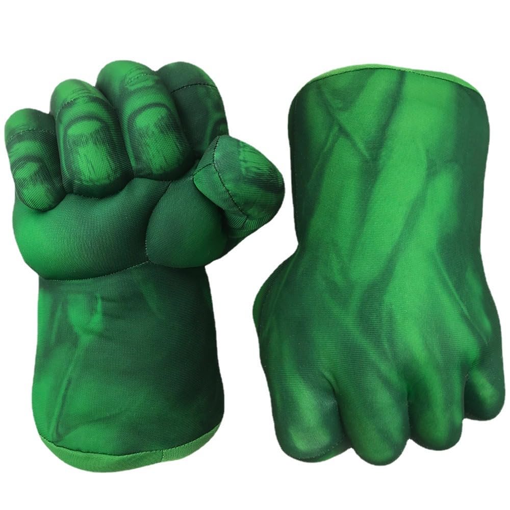 Big Smash Fists Gloves Boxing Gloves Hands Soft Plush Fists Cosplay for Christmas Halloween Birthday Gifts (Green) — image 1