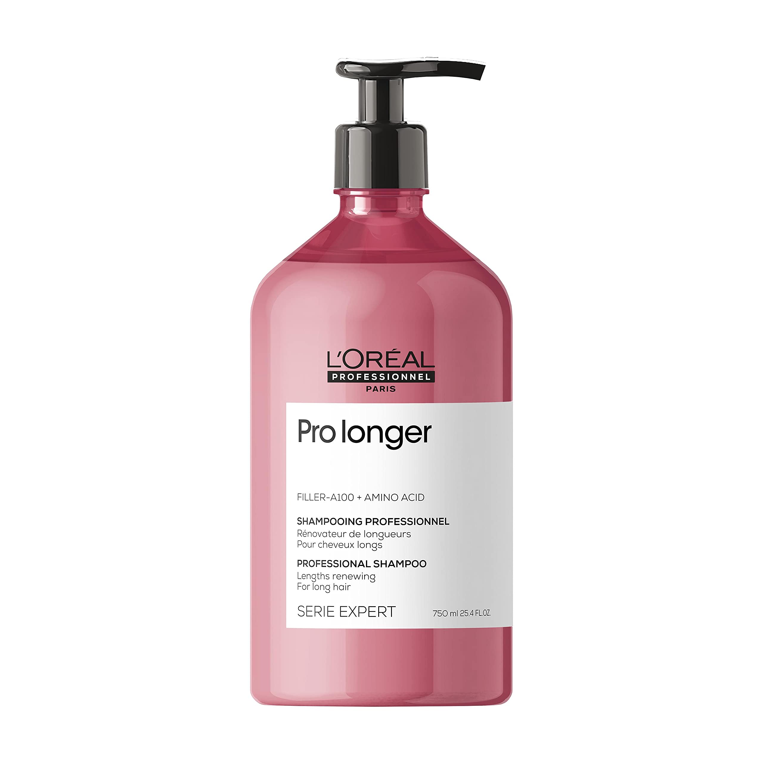 L’Oréal Professionnel | Shampoo, With Filler-A100 And Amino Acid for Long Hair With Thin Ends, Serie Expert Pro Longer, 750 ml