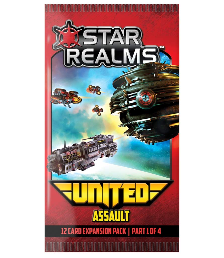 Wise Wizard Games | Star Realms United: Assault | Card Game Expansion | Ages 12+ | 2 Players | 20+ Minutes Playing Time