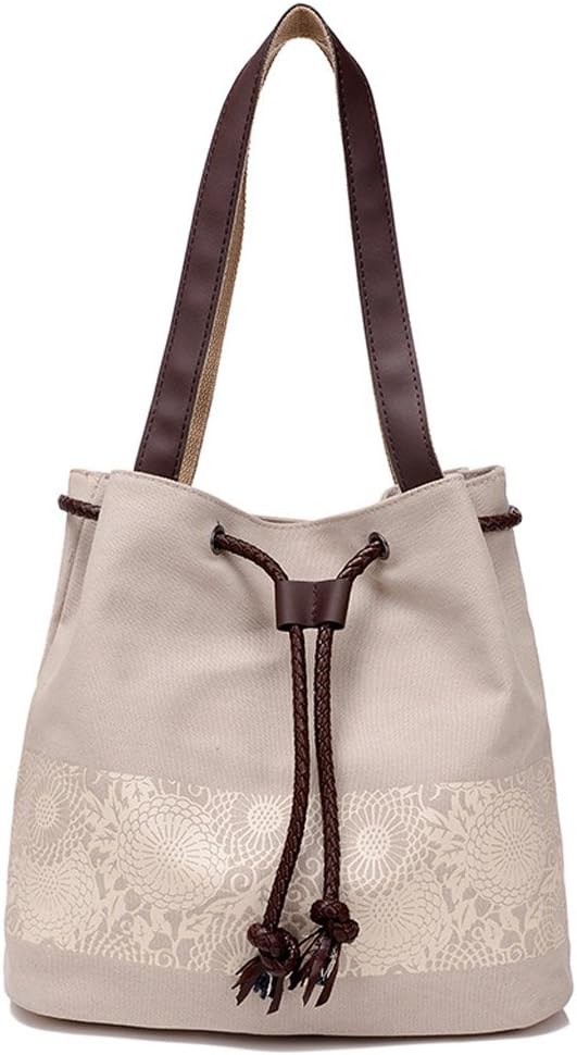 Hiigoo Printing Canvas Shoulder Bag Retro Casual Handbags Messenger Bags