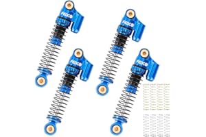 FEDCO FCX24 Shocks 47MM Oil-Filled Shocks Absorber With Springs For FMS FCX24 FCX18 Upgrades 1/24 1/18 RC Crawler