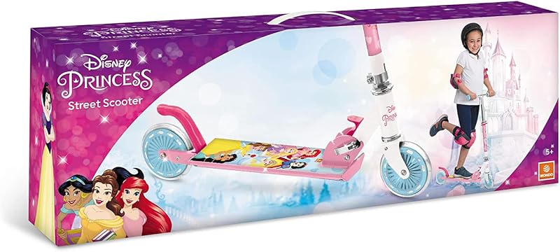 Brinquedos - Alu Scooter PRINCESS - Trotinete infantil de alumínio de duas rodas - Guiador ajustável - 28014