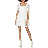 Speechless Womens Puff Sleeve Babydoll DressDress