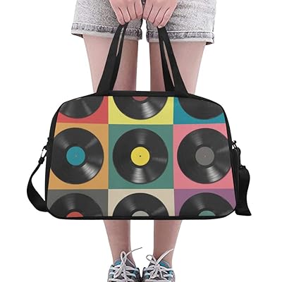 Colorful Vinyl Record Gym Sport Bag for Womens Zambia Ubuy