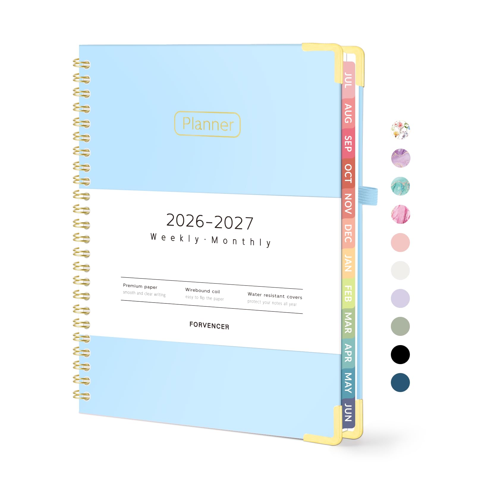 Forvencer 2026 Planner, Hardcover Weekly & Monthly Planner, Jan - Dec 2026