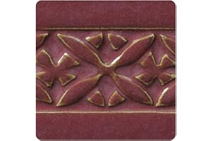 AMACO Potter's Choice PC-55 Chun Plum Red High Fire Glaze Pint, 16 oz. (473 mL), Layerable Mid-High Fire Cone 5-6 (PC) Liquid