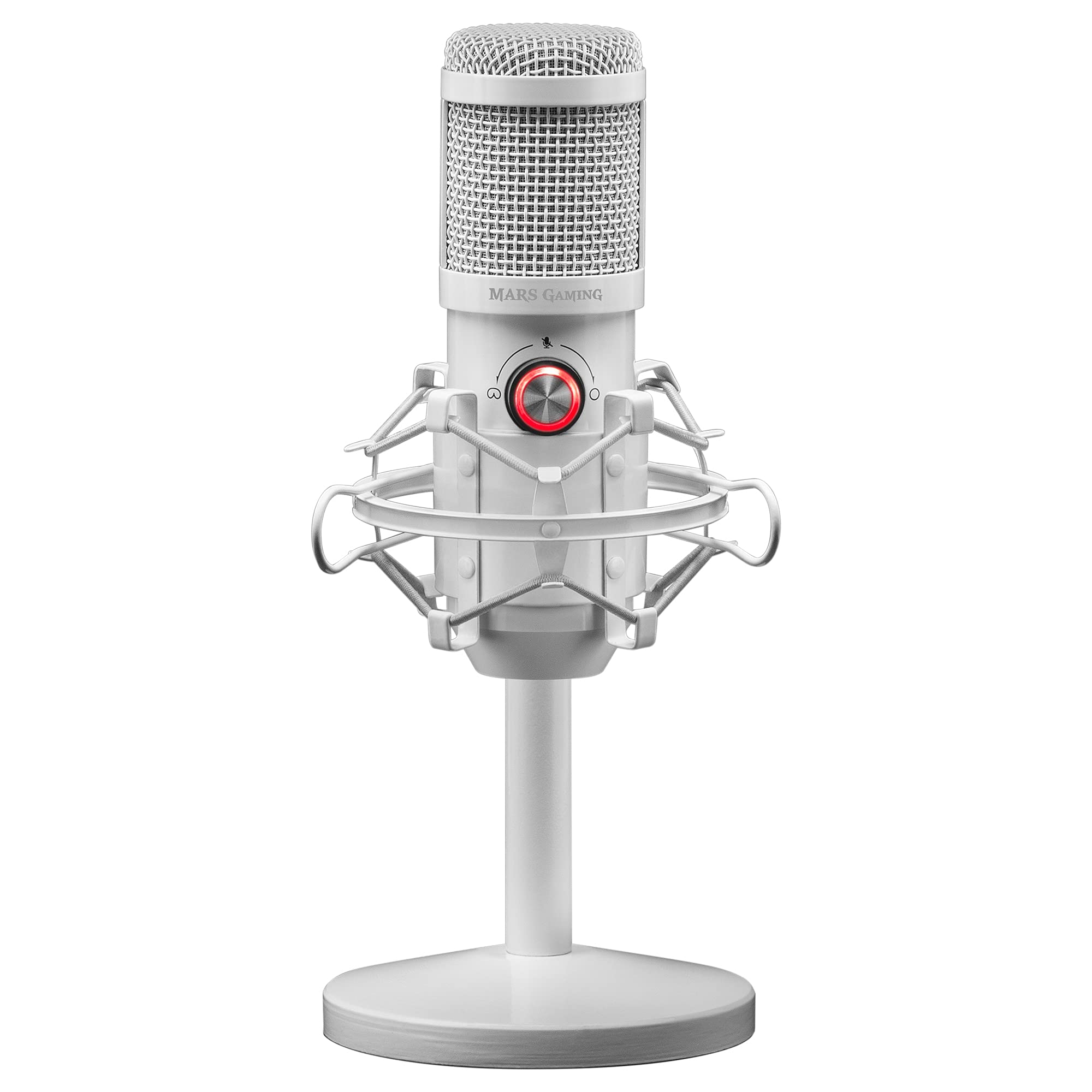 MARSGAMING-MMICXW-Microfono-Estudio-Profesional-LED-Mute-USBJack-35mm-Blanco