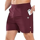 NORTHYARD Men’s Athletic Running Shorts 5” Workout Lightweight Quick Dry Sports Gym Shorts for Men with Zipper Pocket