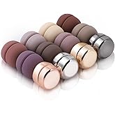 Txameru 24-Pair Hijab Magnet Pins - Strong, Colorful Magnetic Pins for Women