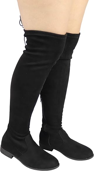 thigh high boots for big feet