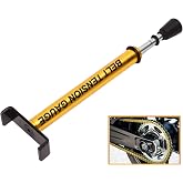Belt Tension In Gauge, Belt Gauge Tool, Adjustable 10 Pounds, with L Shaped Pad, Motorcycle Belt Tension Tool