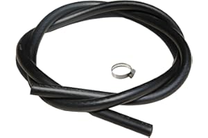 Plumb Pak PP855-71 Dishwasher Discharge Hose With (2) Clamps, 7/8 in x 6 ft, Rubber