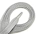 OrthoStep Flat Athletic Light Gray 54 inch Shoelaces 2 Pair Pack