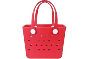 Addoklm Lightweight Extra large Rubber Beach Bag Small mini Tote Bag for Gym Waterproof medium Open Handbag for Pool Sports