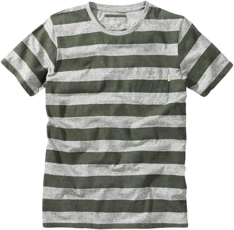 Howies Organic Cotton Striped Pocket Tee