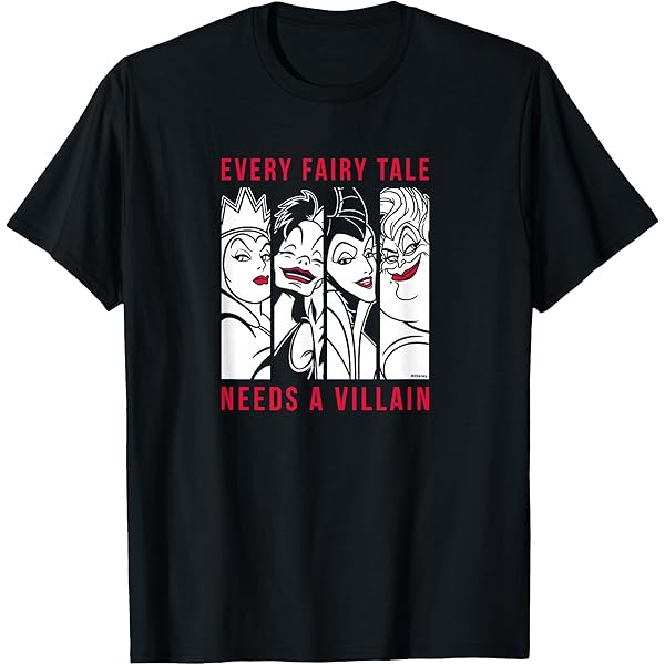 Amazon.com: Disney - Villains Bad Girls T-Shirt : Clothing, Shoes