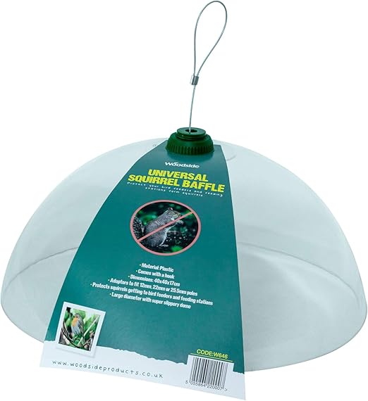 Woodside Plastic Universal Squirrel Baffle Dome With Hook For