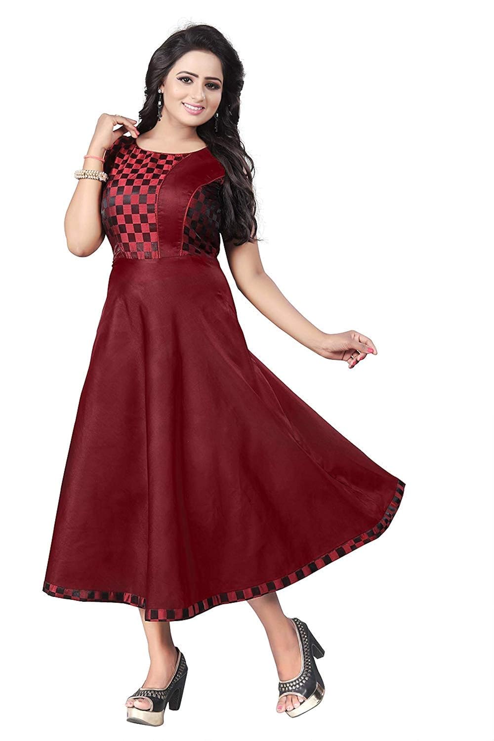 nirali fashion women's skater dress